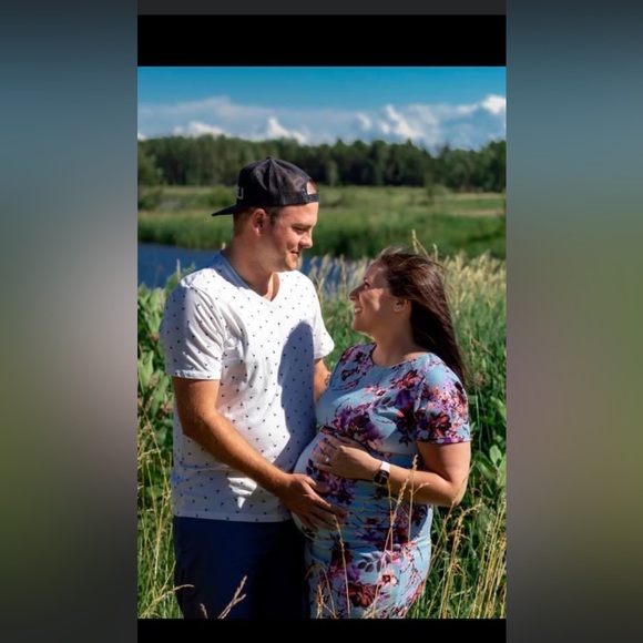 Pink blush maternity dress size XL - Picture 5 of 5